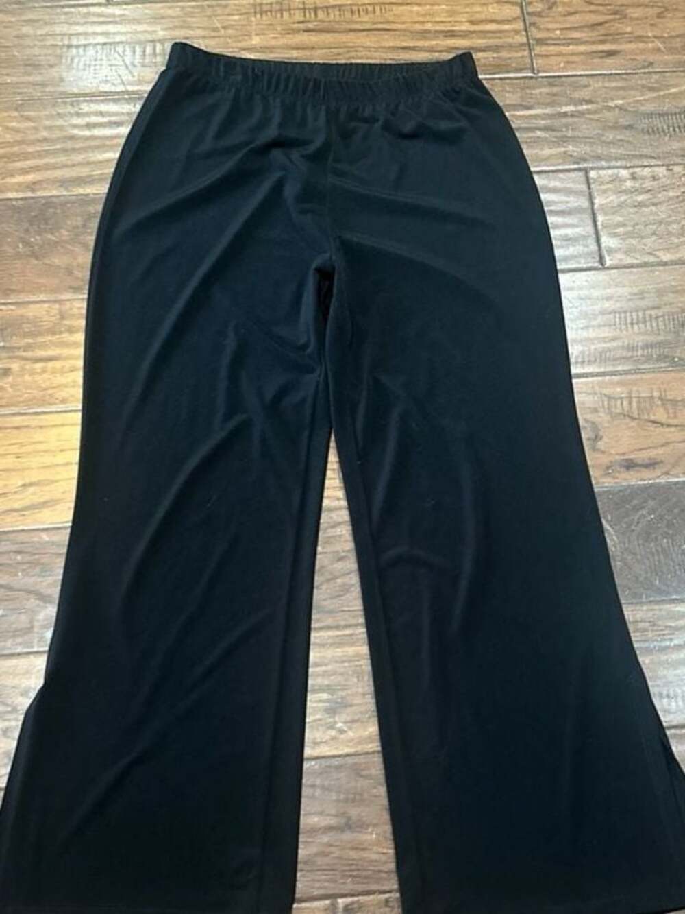 Clara Sunwoo Women's Black Wide Leg Palazzo Pants Medium‎ Made in USA